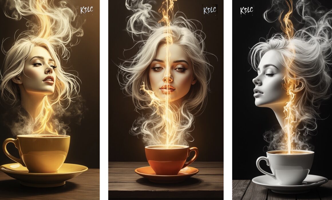 Thoughts in the coffee steam